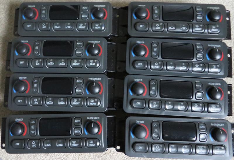 Corvette HVAC display 