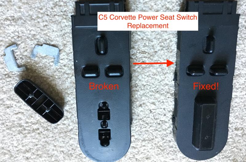 C5 Corvette Power seat switch