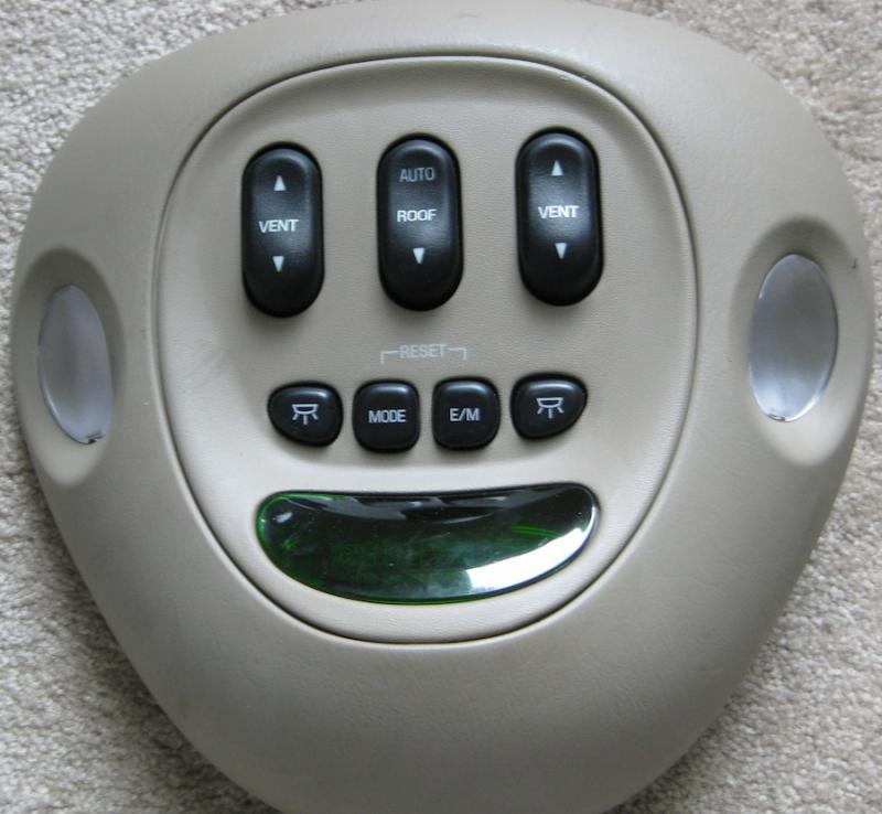 Ford Overhead Console Temperature Compass